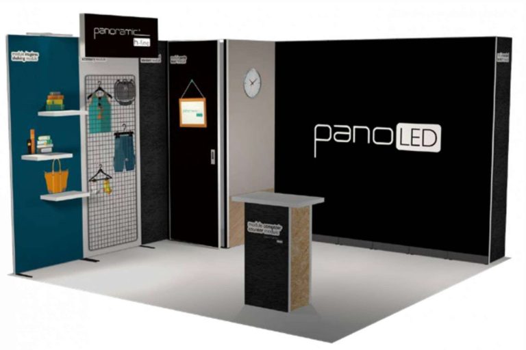 Animación de los stands portátiles en eventos, con Olika