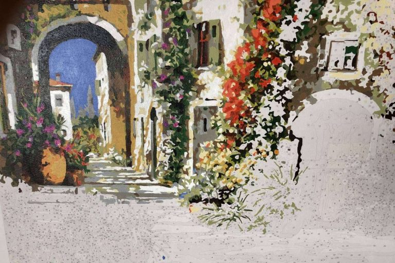 Un regalo especial para estas navidades, cuadros para pintar por números