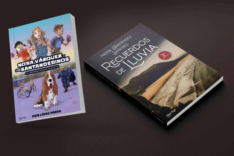 ¿Cuáles son las novedades de Alter Ego ediciones? 'Nora Vázquez y los Santanderinos' de Iván López Caro y 'Recuerdos de Lluvia' de Marta Hernández