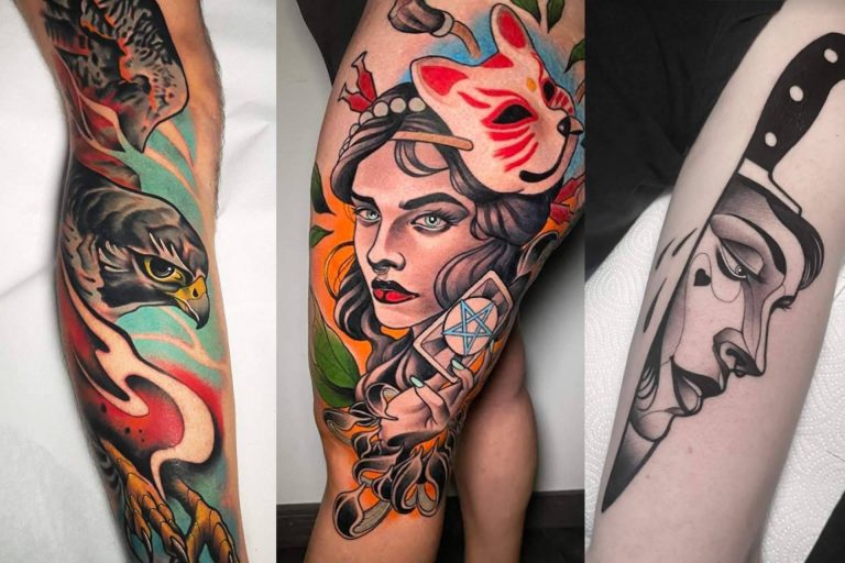 ¿Qué es el tatuaje neotradicional?, por el estudio de tatuajes Steel Of Doom
