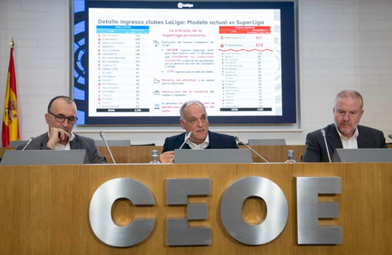 La Superliga significaría el final de las ligas domésticas europeas, según LaLiga