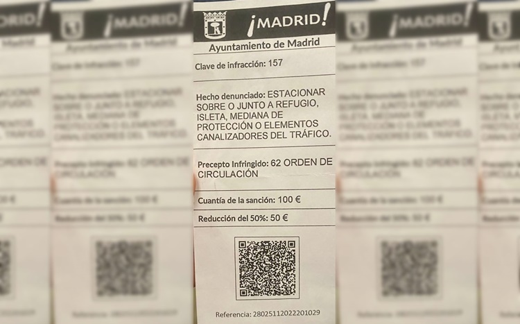 Madrid multas falsas tráfico