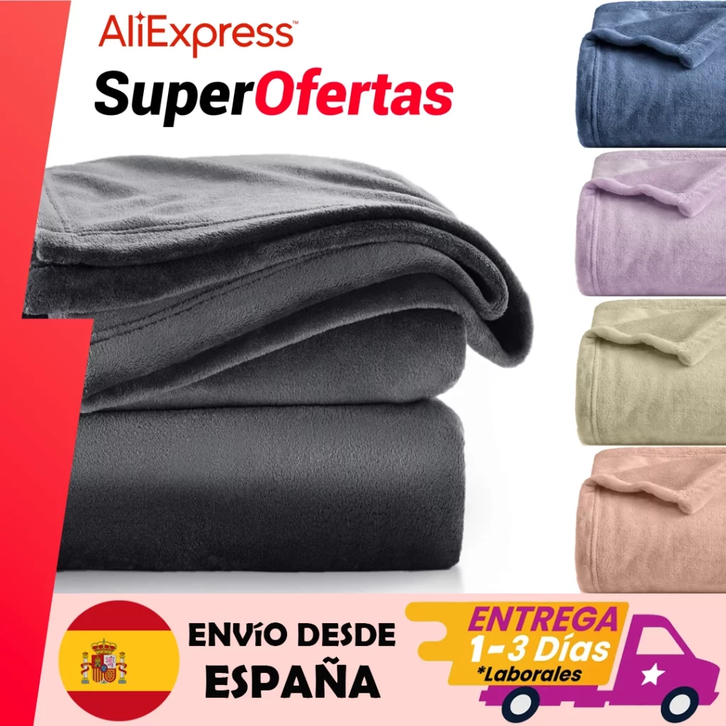 Mantas de Aliexpress muy calentitas con las que ni re enterarás que estamos en invierno