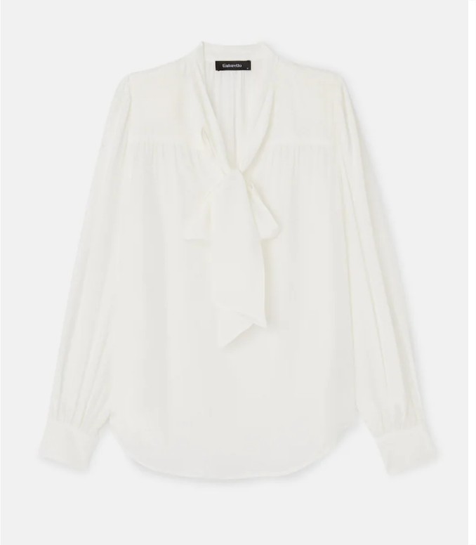 Blusa lisa de manga larga mujer · Tintoretto