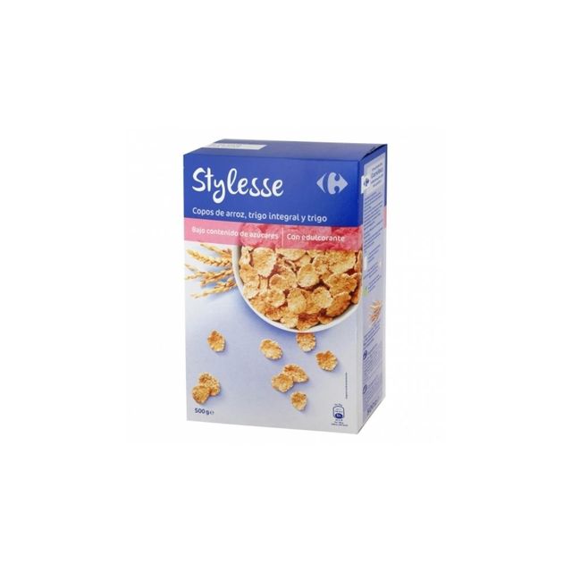 Copos de arroz y trigo integral Stylesse Carrefour