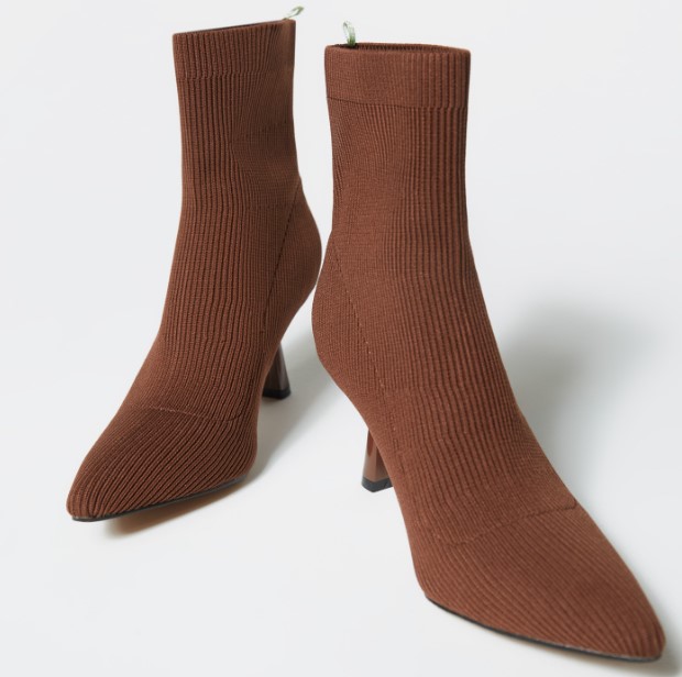 Botín tacón calcetín de Sfera