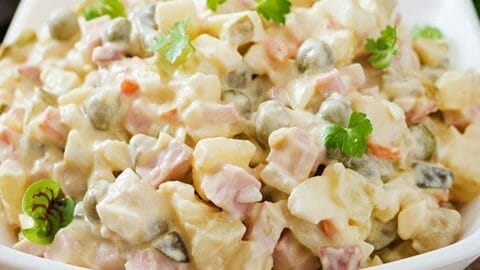 Ensaladilla rusa el truco para hacerla más sana para los niños