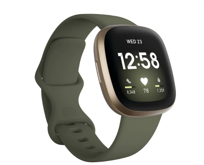 Fitbit Versa 3 Verde oscuro Smartwatch de salud y forma física
