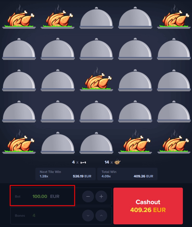 Juego del Pollo de Mystake