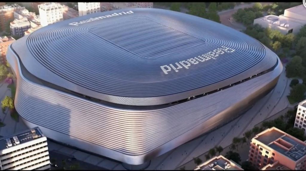 La cubierta del Santiago Bernabéu