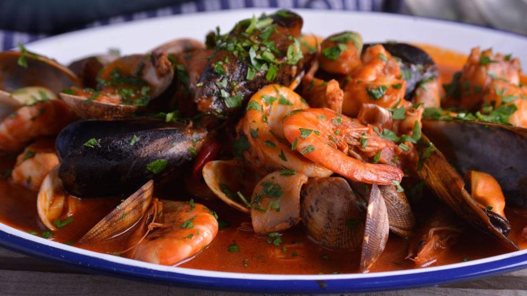 Ingredientes de la receta de pescado