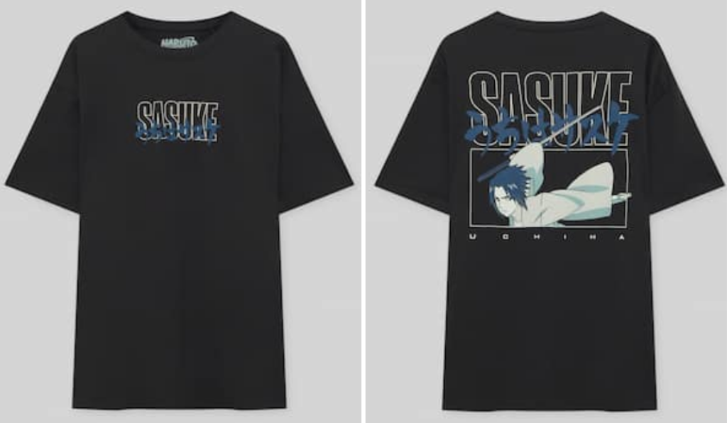 Las camisetas de Pull & Bear inspiradas en Naruto, One Piece y otros animes que arrasan 156 Camiseta