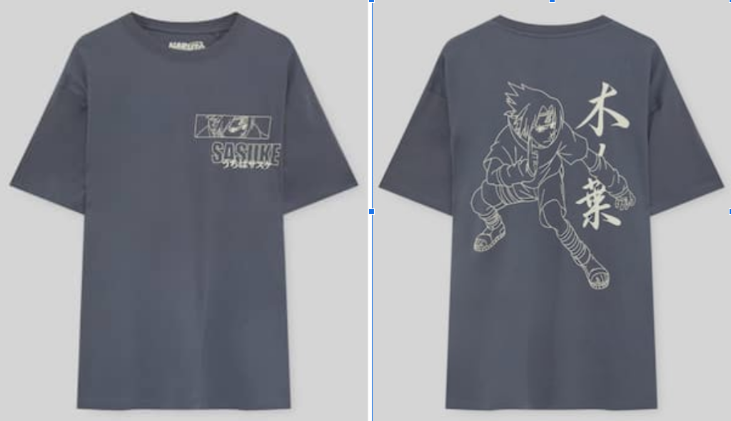 Las camisetas de Pull & Bear inspiradas en Naruto, One Piece y otros animes que arrasan 158 Camiseta