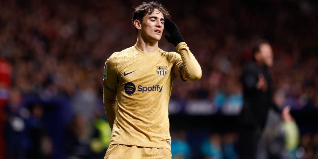 Los culés dejan mal a Gavi 