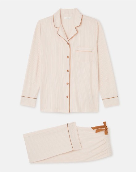 Pijama masculino de mujer rayas punto el corte ingles