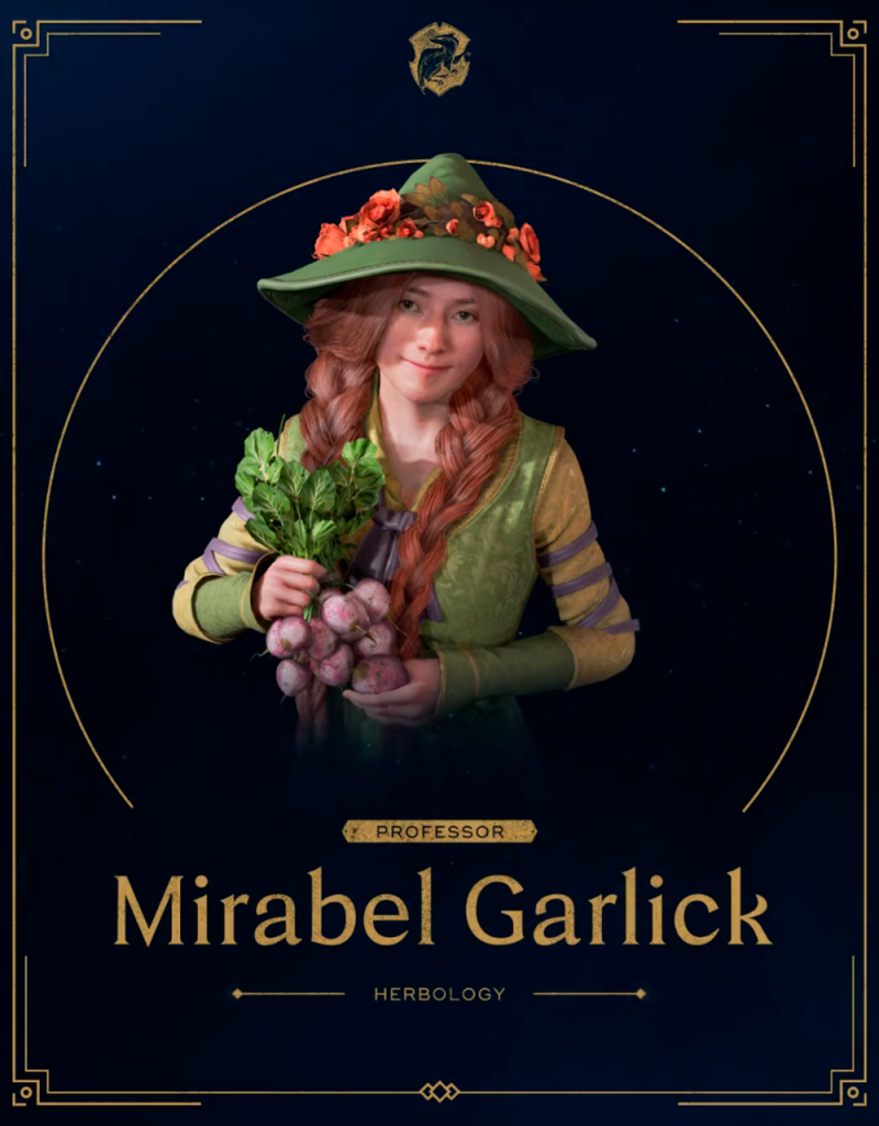 Profesora de Herbología Mirabel Garlick