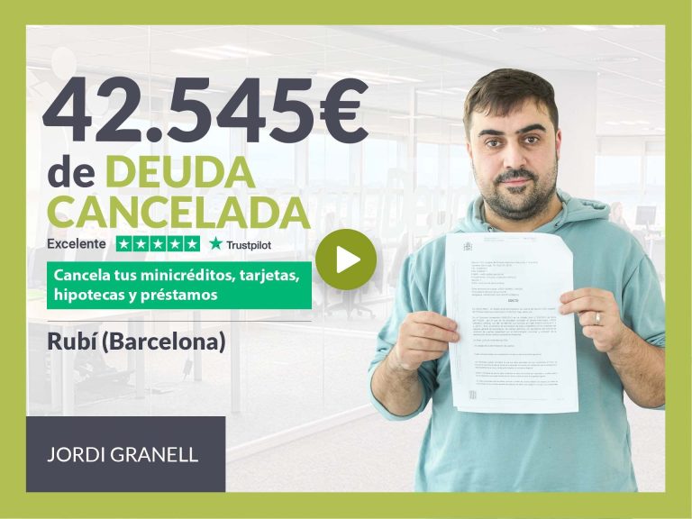 Repara tu Deuda Abogados cancela 42.545€ en Rubí (Barcelona) con la Ley de Segunda Oportunidad
