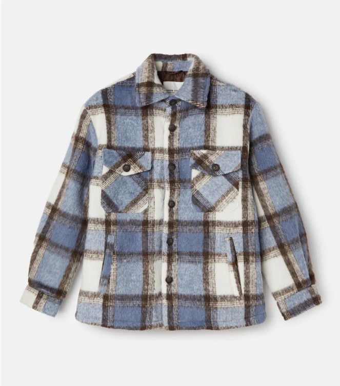 Sobrecamisa de mujer forrada de cuadros el corte inglés