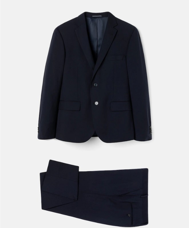 Traje de hombre Dustin regular liso azul el corte inglés