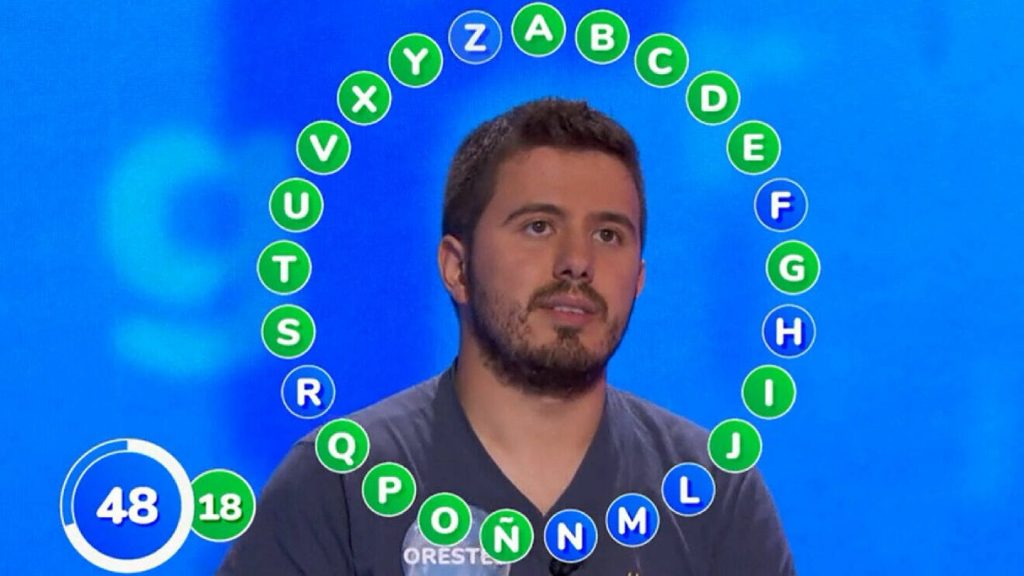 Orestes es el Rey de Pasapalabra