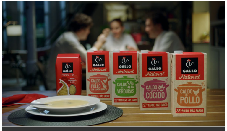 Grupo Gallo impulsa el consumo de sopa en España uniendo la pasta de siempre con su nuevo caldo 100% natural