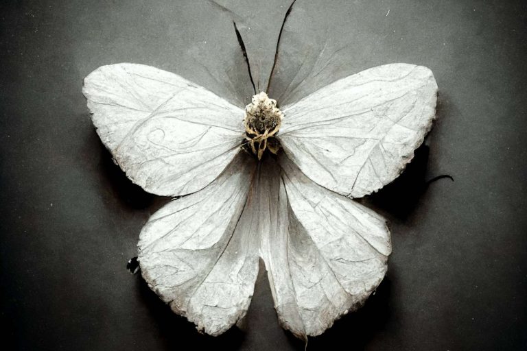 Antonio Sánchez Castro representa la muerte transformada de las mariposas a través de su obra 'Transformación'