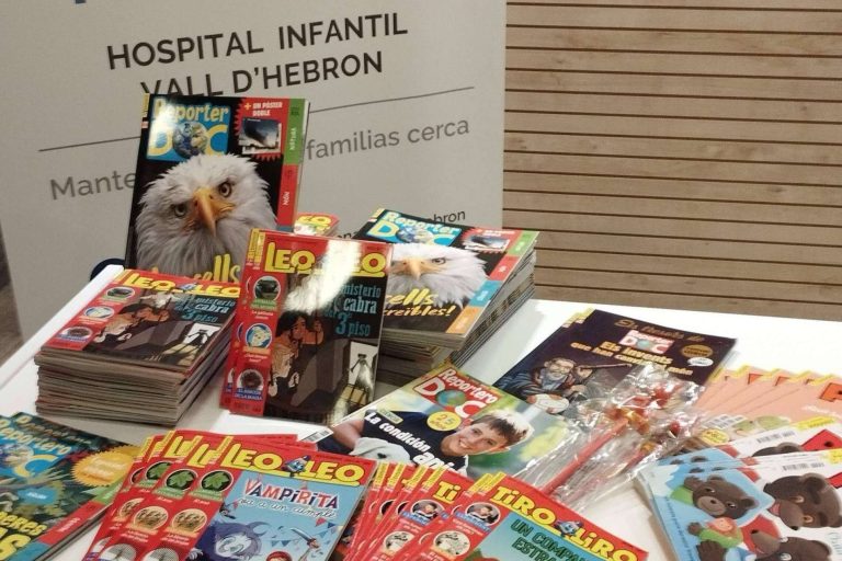 Bayard Educación dona sus revistas infantiles educativas a la Fundación Ronald McDonald del Hospital Vall d’Hebron de Barcelona