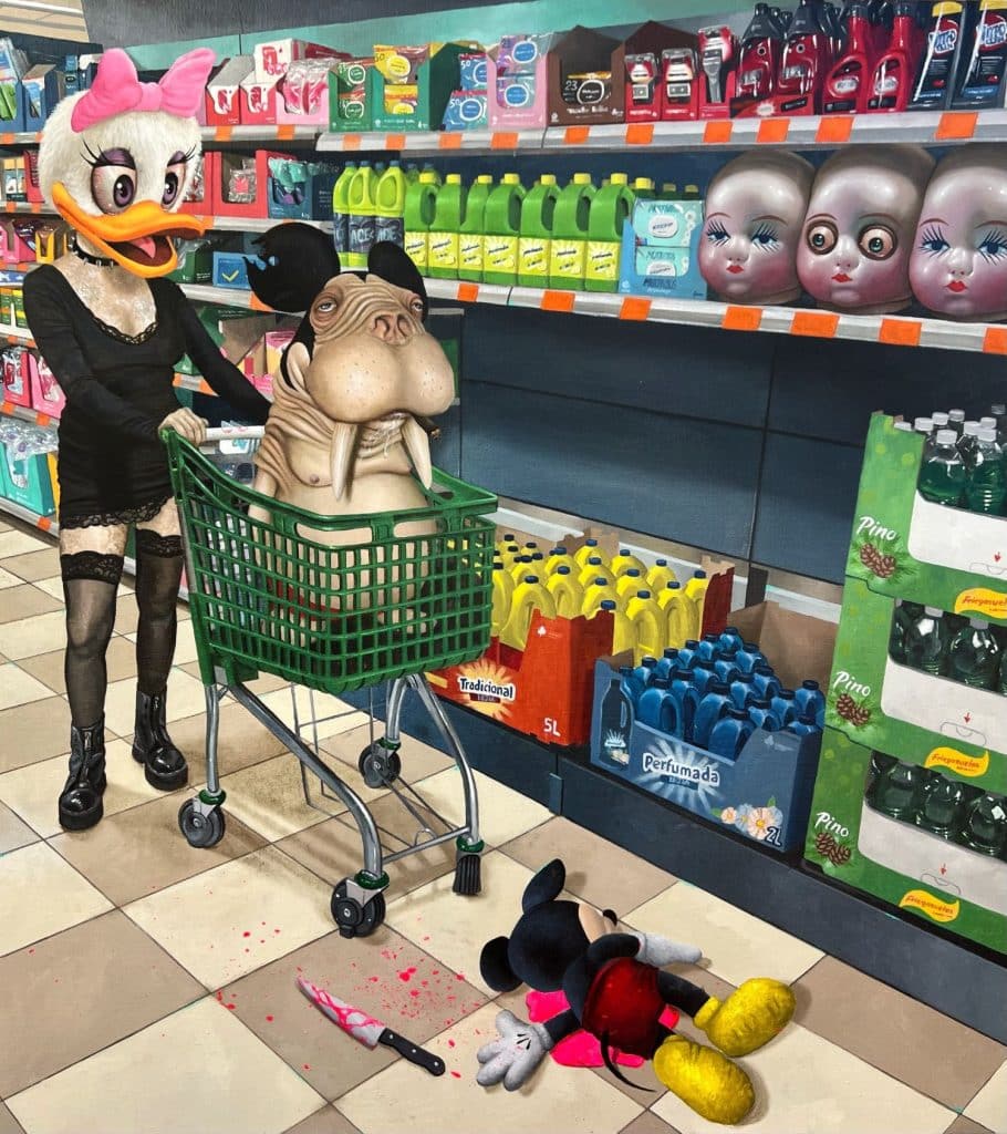 Albert Bonet-La Compra_Oleo sobre tela_2023