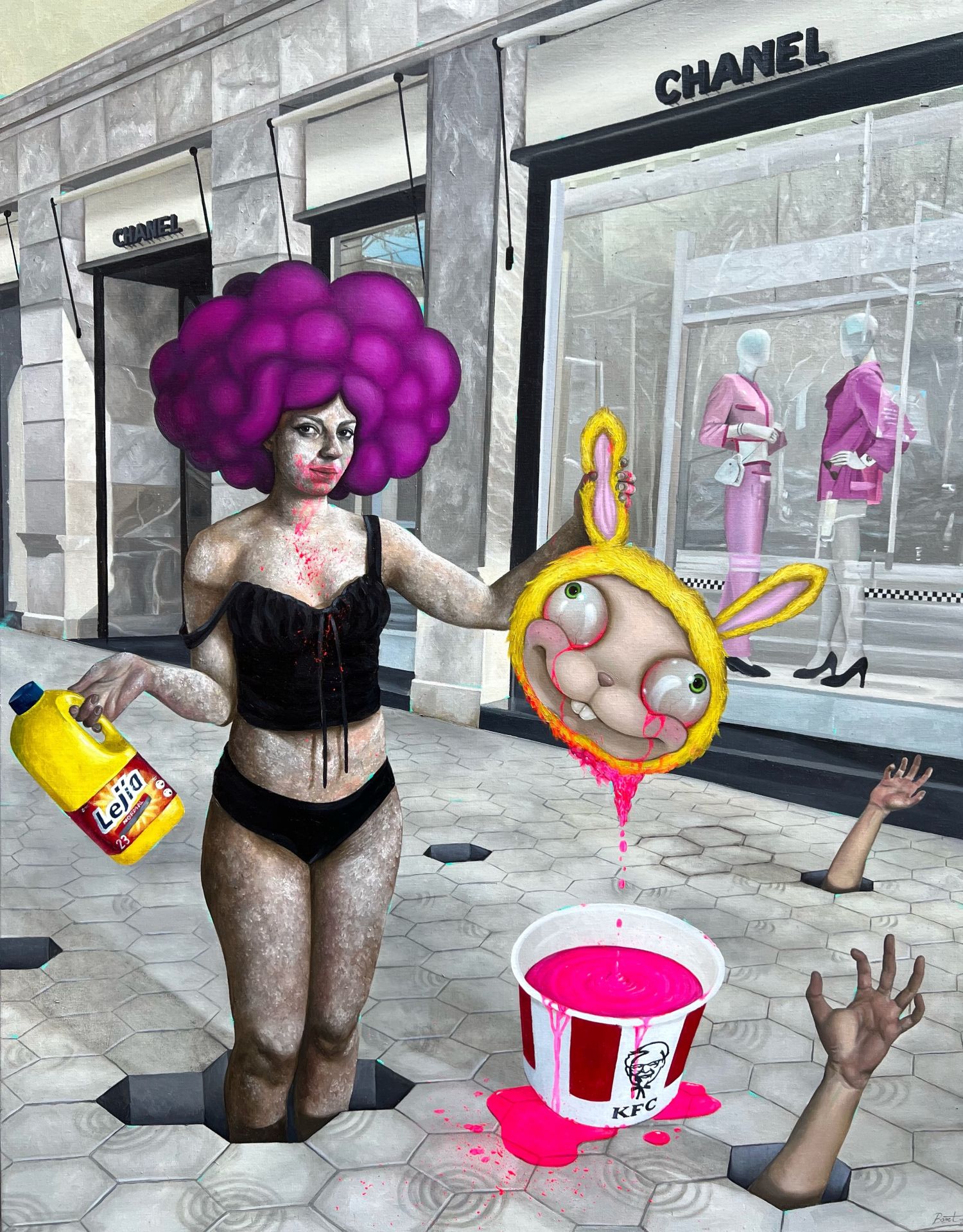 25-Albert Bonet-Paseo de Gracia I_Oleo sobre tela_2023 Albert Bonet-Paseo de Gracia I_Oleo sobre tela_2023