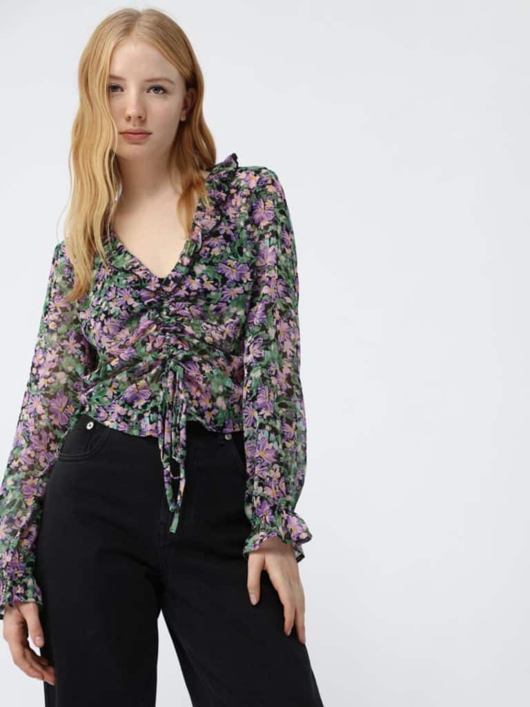 El vestido de fiesta de Lefties que no tiene nada que envidiar a los de Zara 1 Camisa fruncida 1