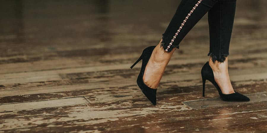 Tacones: Nunca los uses sin probarlos antes