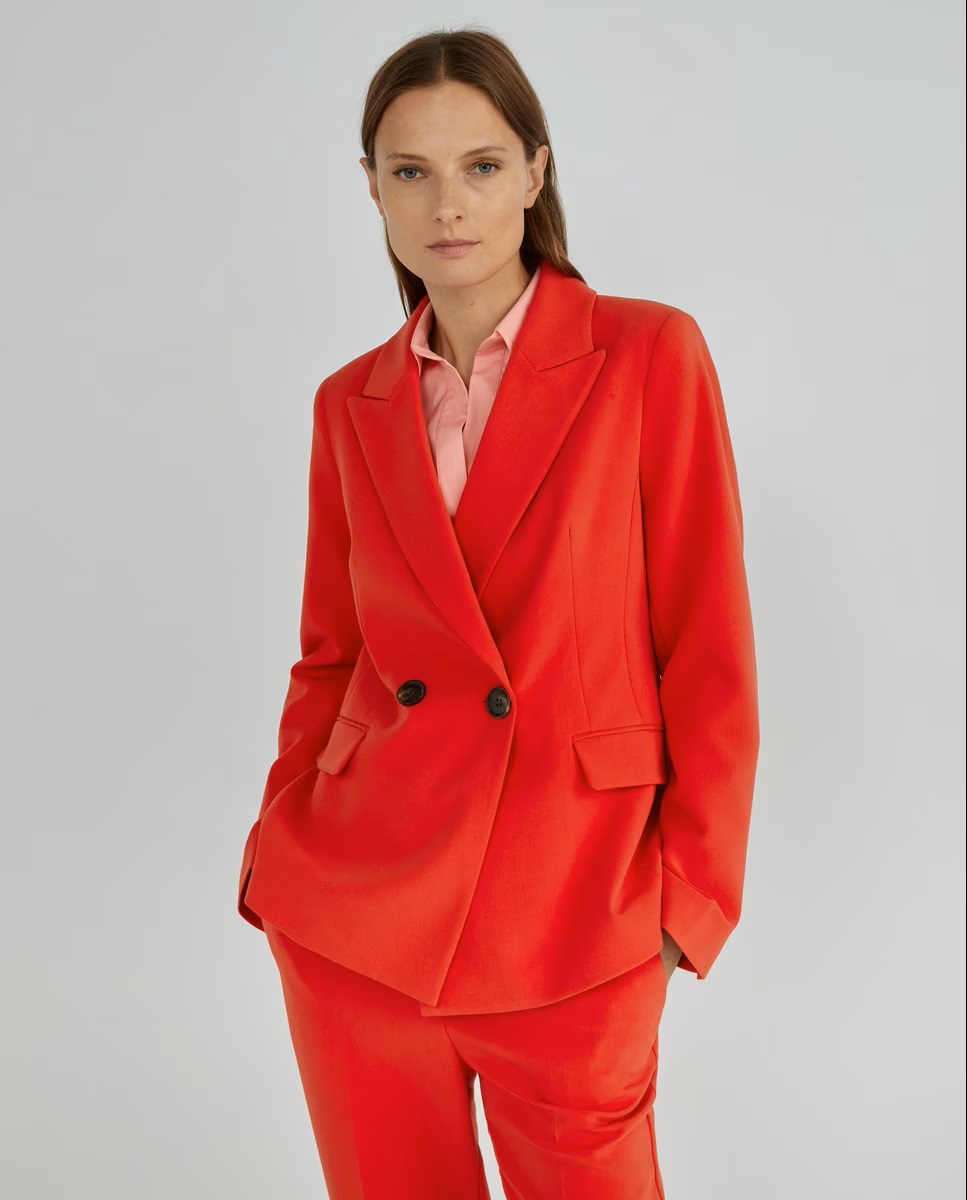 El Corte Inglés - Blazer lisa de traje de mujer