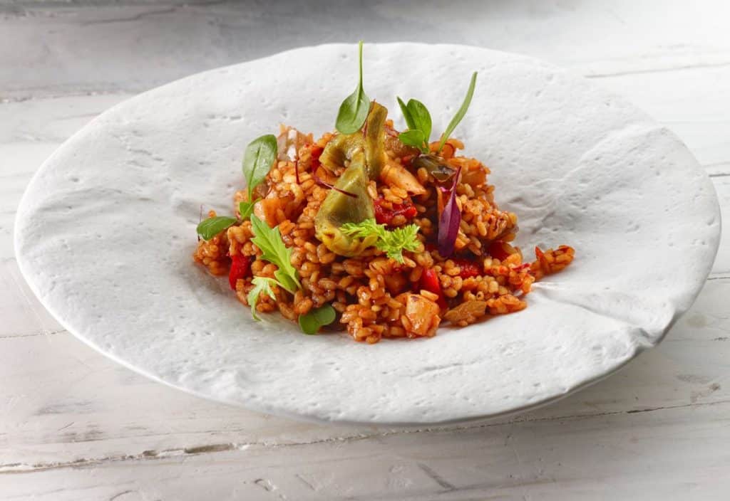 El delicioso arroz con calamar de Berasategui