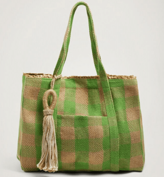Bolso algodón y yute