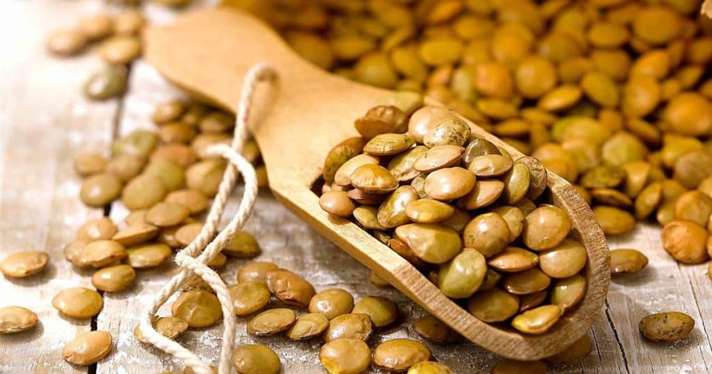 Lentejas, valor nutricional (por cada 100 gramos)