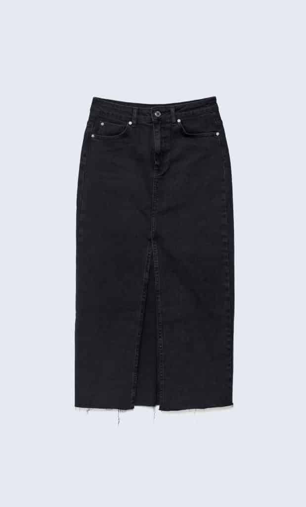 Falda larga denim confort