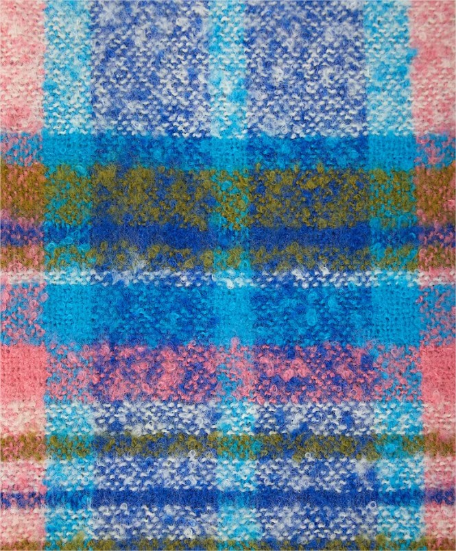 Fular cuadros multicolor crudo el corte ingles