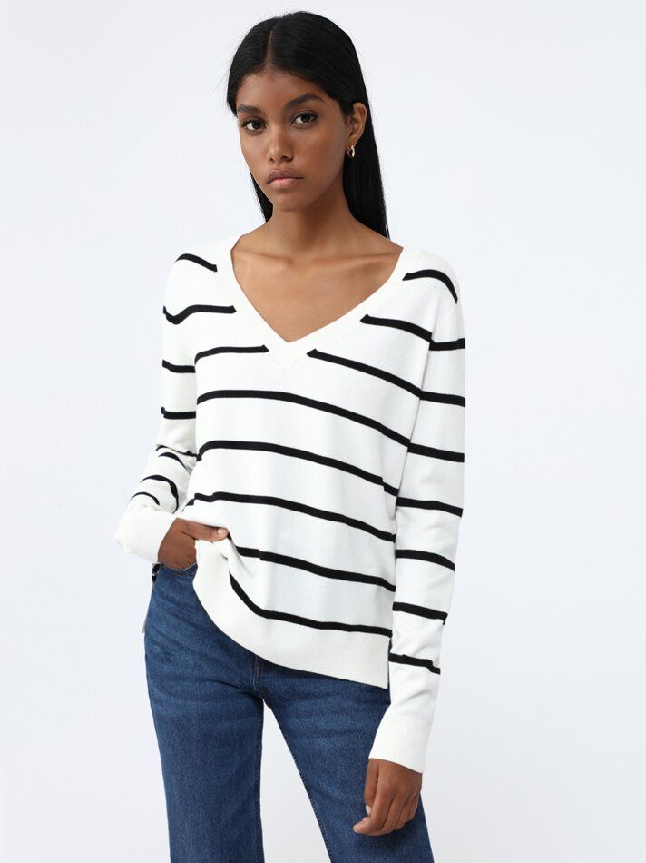 Jersey de cuello pico