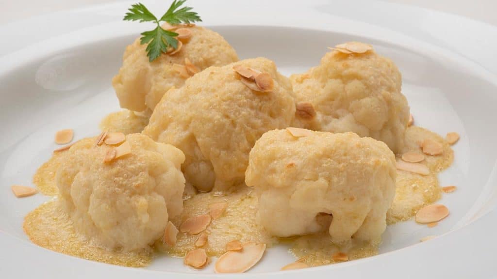 Receta de coliflor con salsa de tomate y queso paso a paso de Arguiñano