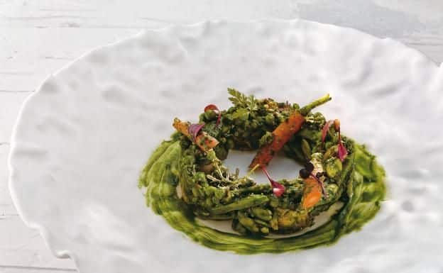Los ingredientes de la menestra de verduras del chef Martin Berasategui