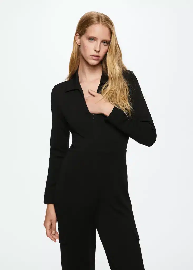 El peto largo de Mango que ya era tendencia antes del 64% de descuento 101 Mango - Mono bolsillos cargo