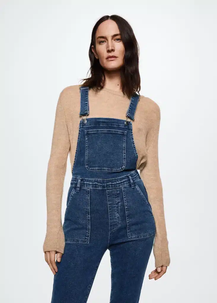 El peto largo de Mango que ya era tendencia antes del 64% de descuento 92 Mango - Peto largo vaquero