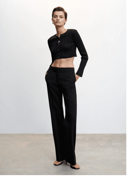 Mango estos pantalones no los encontrarás en Zara y quedan de muerte