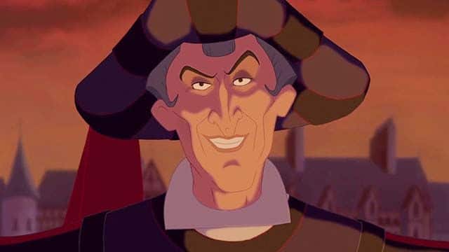 Personaje # 6. El Juez Claude Frollo en El Jorobado de Notre Dame