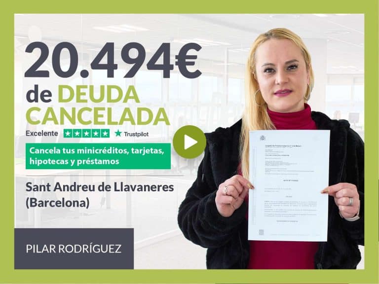 Repara tu Deuda cancela 20.494€ en Sant Andreu de Llavaneres (Barcelona) con la Ley de Segunda Oportunidad