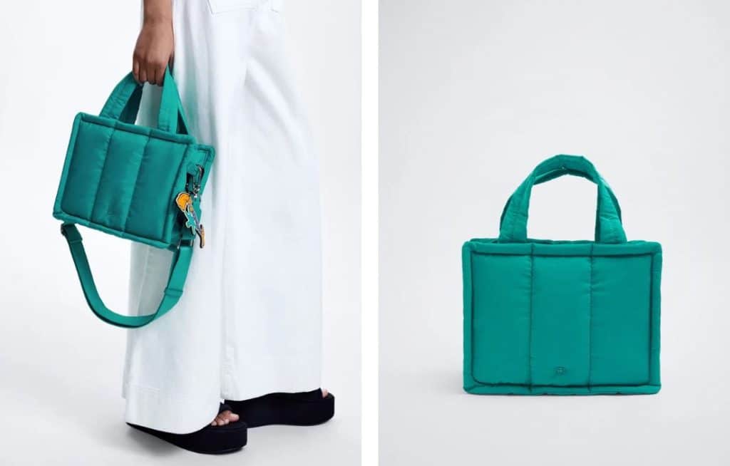 La fiebre con los nuevos bolsos de Parfois: pequeños, cómodos y en varios colores 214 Tote de nylon acolchado