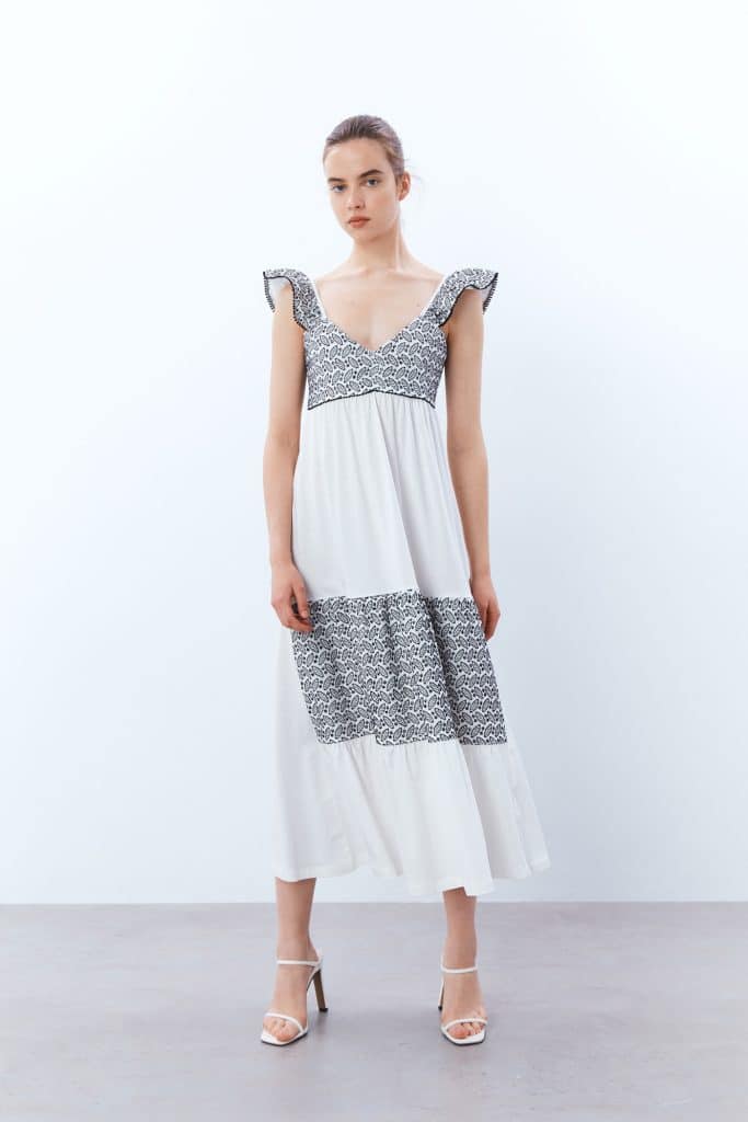El vestido midi de Sfera por 49,99 euros que deslumbra y anuncia la primavera 91 El vestido midi de Sfera por 49,99 euros que deslumbra y anuncia la primavera