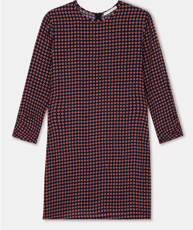 Vestido recto estampado el corte ingles