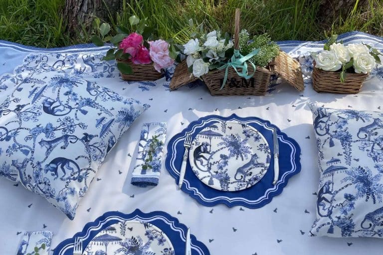 Las colecciones de vajillas y textiles de Goodies permiten decorar una mesa con elegancia