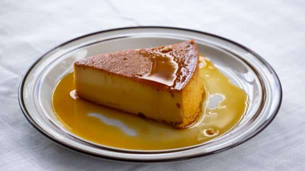 Preparación del flan